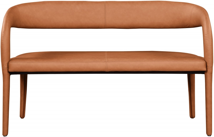 Sylvester Faux Leather Bench