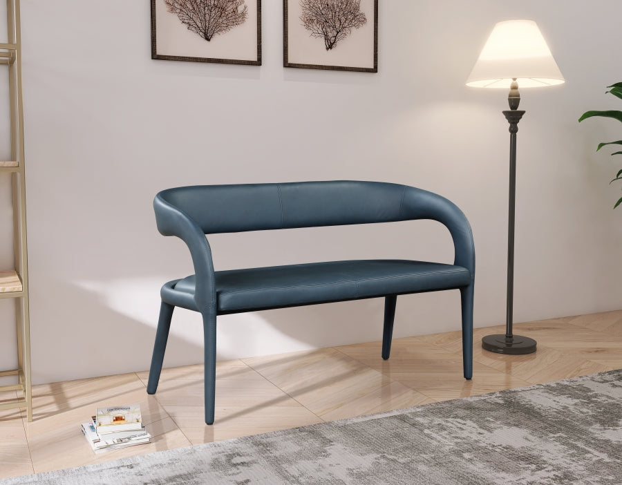 Sylvester Faux Leather Bench