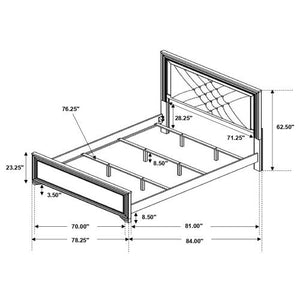 Parma Panel Bed