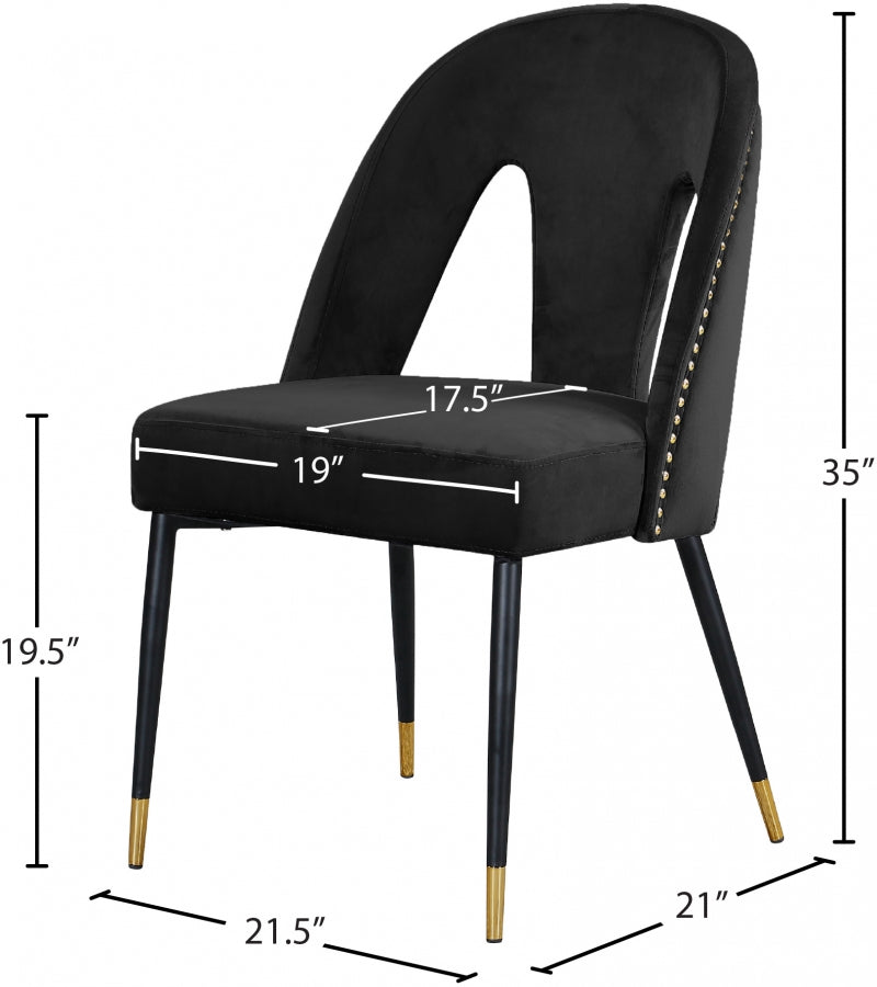 Zenith Velvet Dining Chair