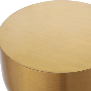 Golden Vessel Accent Table