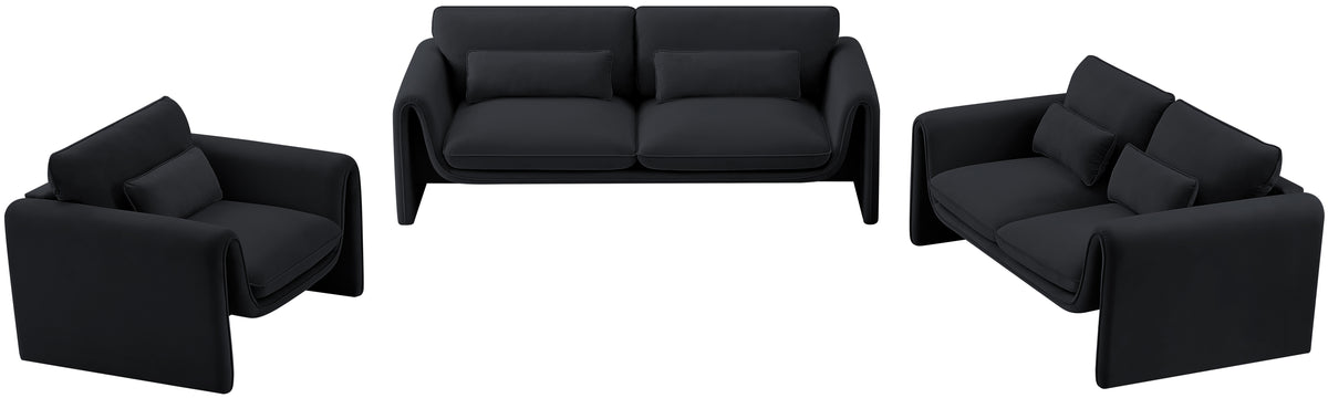 Sloan 86" Velvet Upholstered Sofa