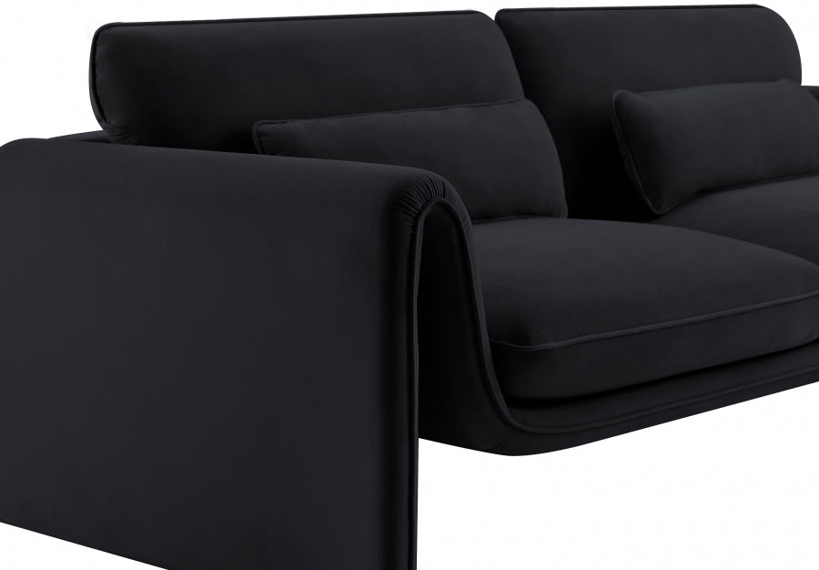 Sloan 86" Velvet Upholstered Sofa