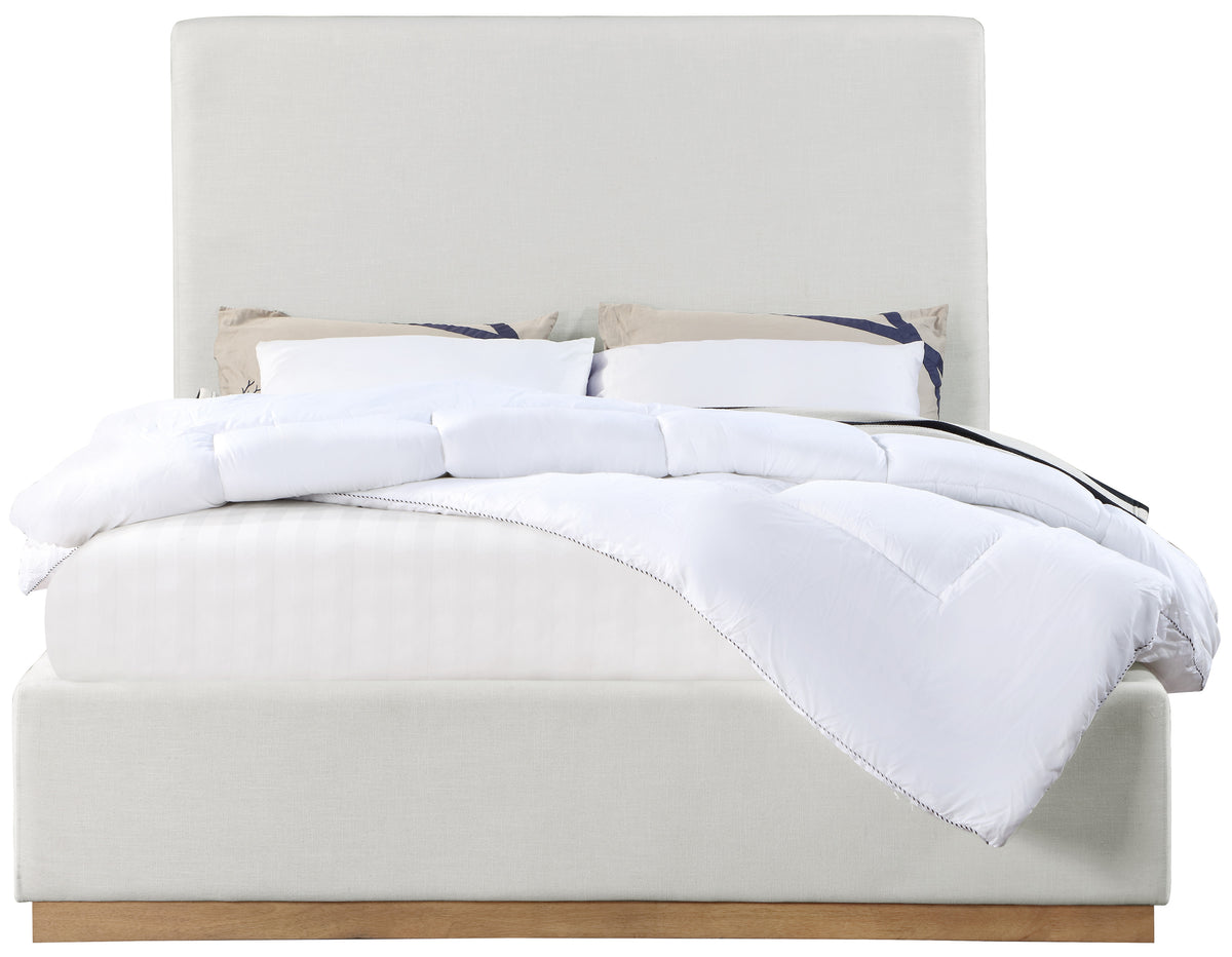 Alfie Linen Textured Fabric Bed