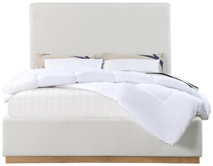 Alfie Linen Textured Fabric Bed