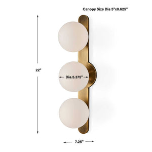 Droplet 3 Lt Sconce