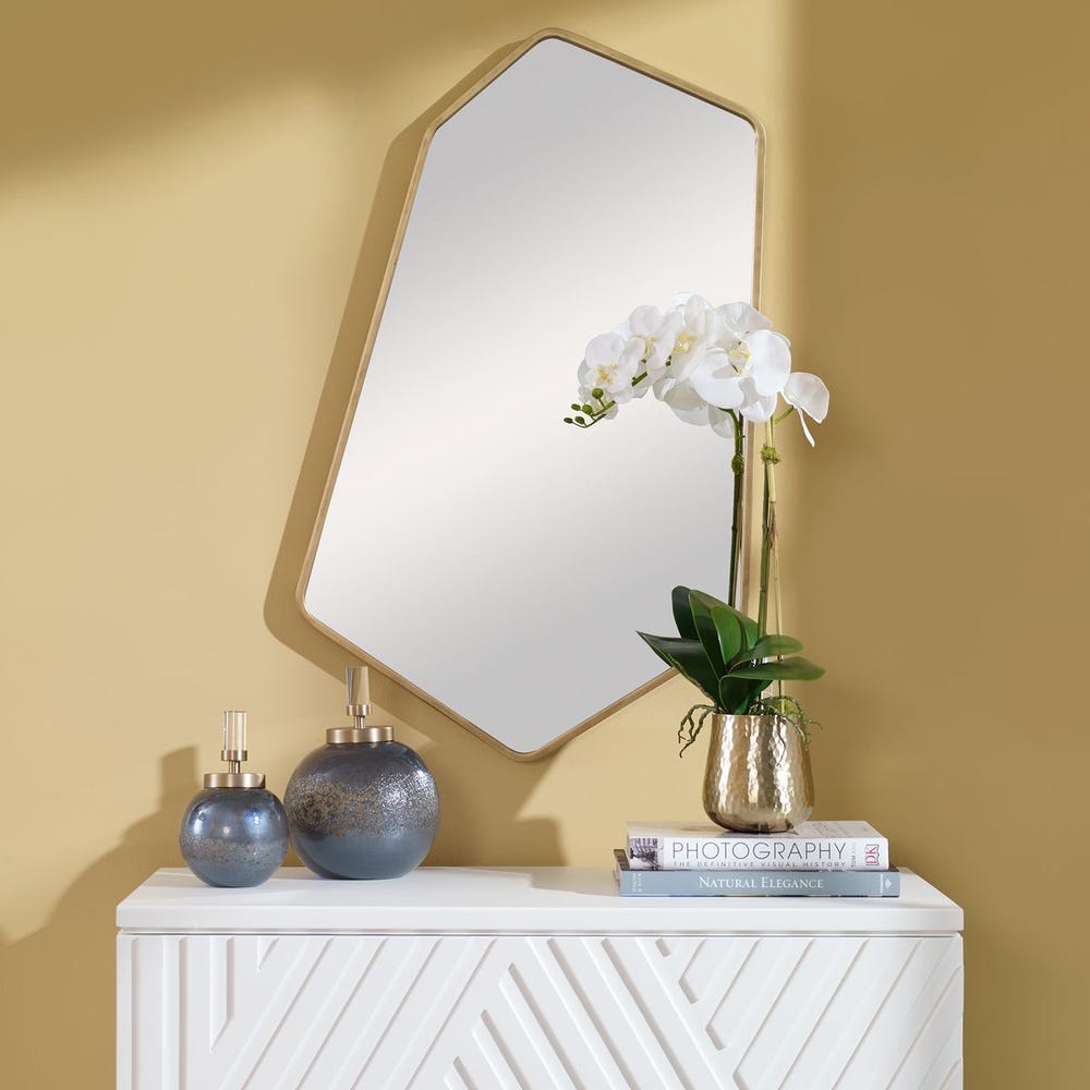 Linneah Large Mirror Gold
