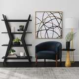 Stratton Black Etagere