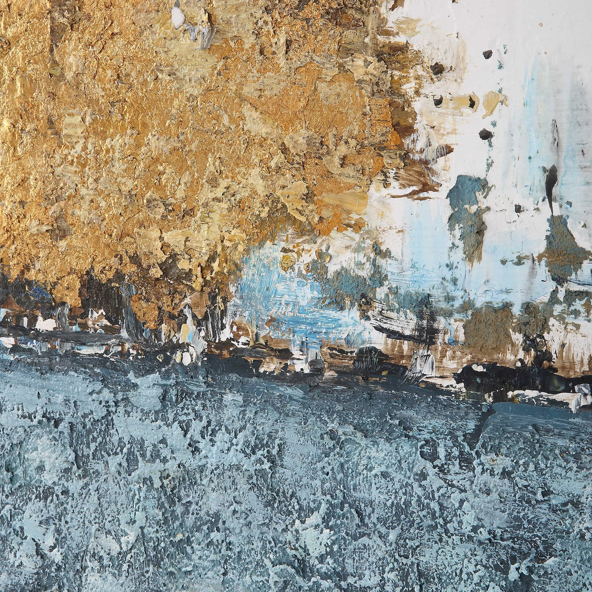 STACKED AGAINST HAND PAINTED CANVAS