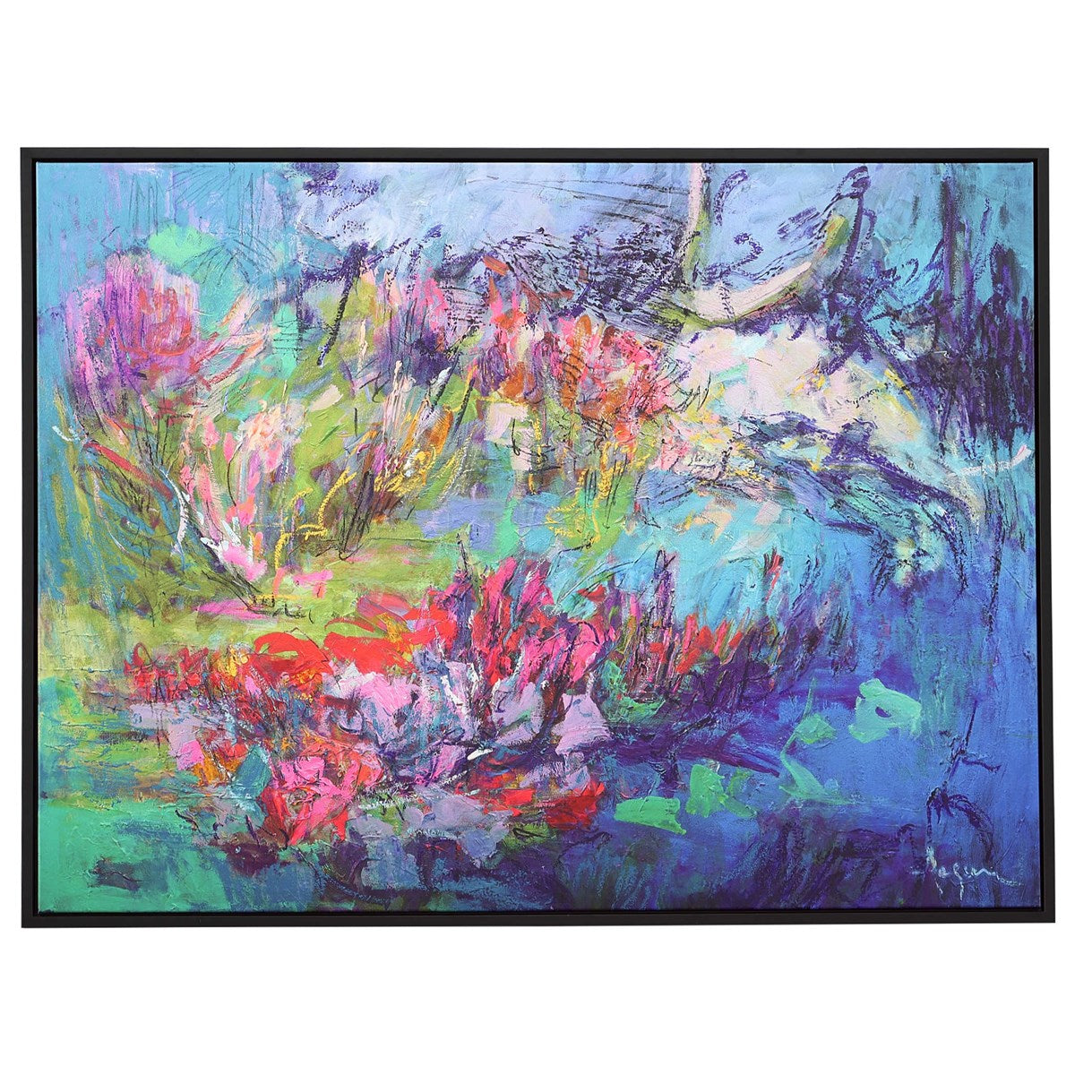 THRESHOLD OF A DREAM FRAMED CANVAS