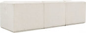 Ollie 98" Boucle Fabric Upholstered 3pc. Modular Sofa