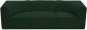 Ollie 98" Boucle Fabric Upholstered 3pc. Modular Sofa