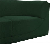 Ollie 98" Boucle Fabric Upholstered 3pc. Modular Sofa