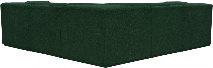 Ollie 98" Boucle Fabric Upholstered 5pc. Modular Sectional