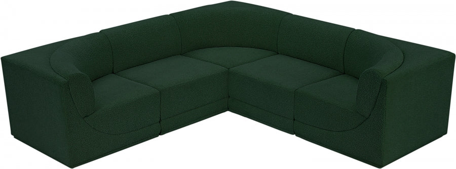 Ollie 98" Boucle Fabric Upholstered 5pc. Modular Sectional