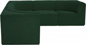 Ollie 98" Boucle Fabric Upholstered 5pc. Modular Sectional