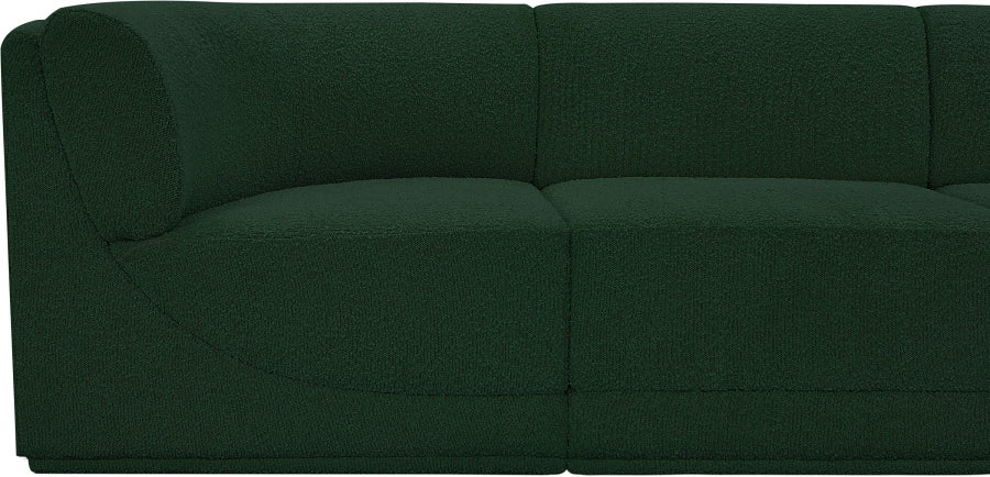 Ollie 98" Boucle Fabric Upholstered 5pc. Modular Sectional