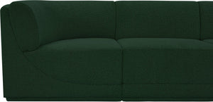 Ollie 98" Boucle Fabric Upholstered 5pc. Modular Sectional
