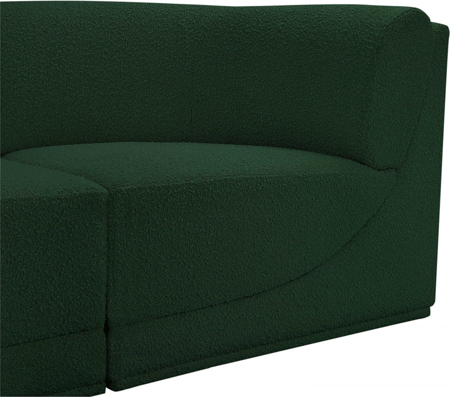 Ollie 98" Boucle Fabric Upholstered 5pc. Modular Sectional