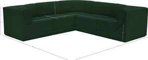 Ollie 98" Boucle Fabric Upholstered 5pc. Modular Sectional