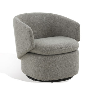 Phyllis Boucle Swivel Accent Chair