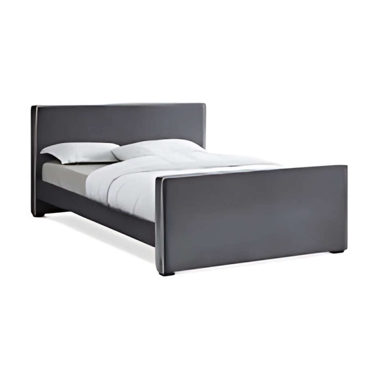 Battan Velvet Bed Grey