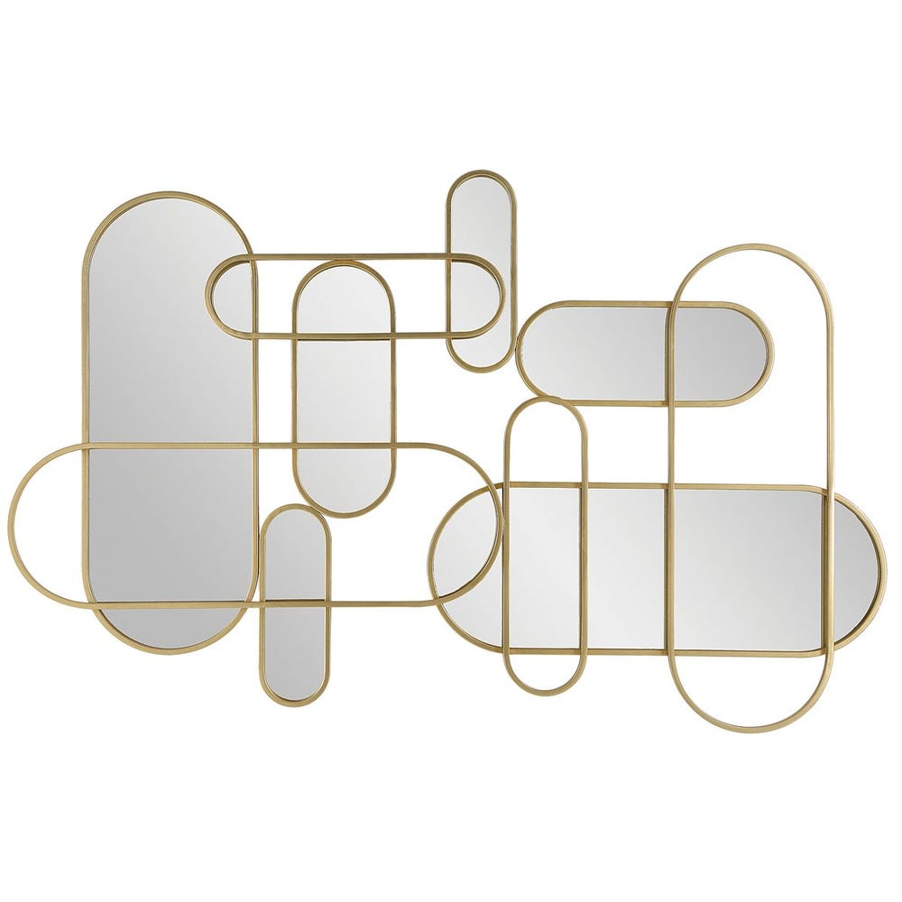 On Track Mirrored Wall Decor