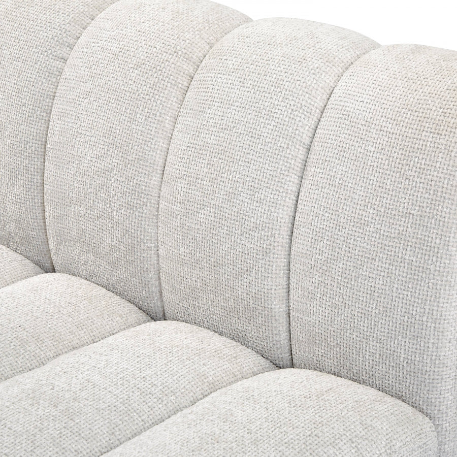 Quinn 101" Chenille Fabric Upholstered 5pc. Modular Sectional