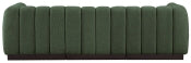 Quinn 101" Chenille Fabric Upholstered 3pc. Modular Sofa
