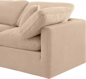 Indulge 105" Velvet Upholstered 4pc. Modular Sectional