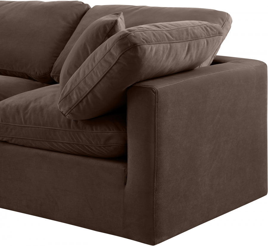 Indulge 105" Velvet Upholstered 4pc. Modular Sectional