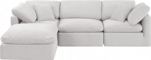 Indulge 105" Velvet Upholstered 4pc. Modular Sectional