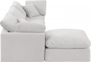 Indulge 105" Velvet Upholstered 4pc. Modular Sectional
