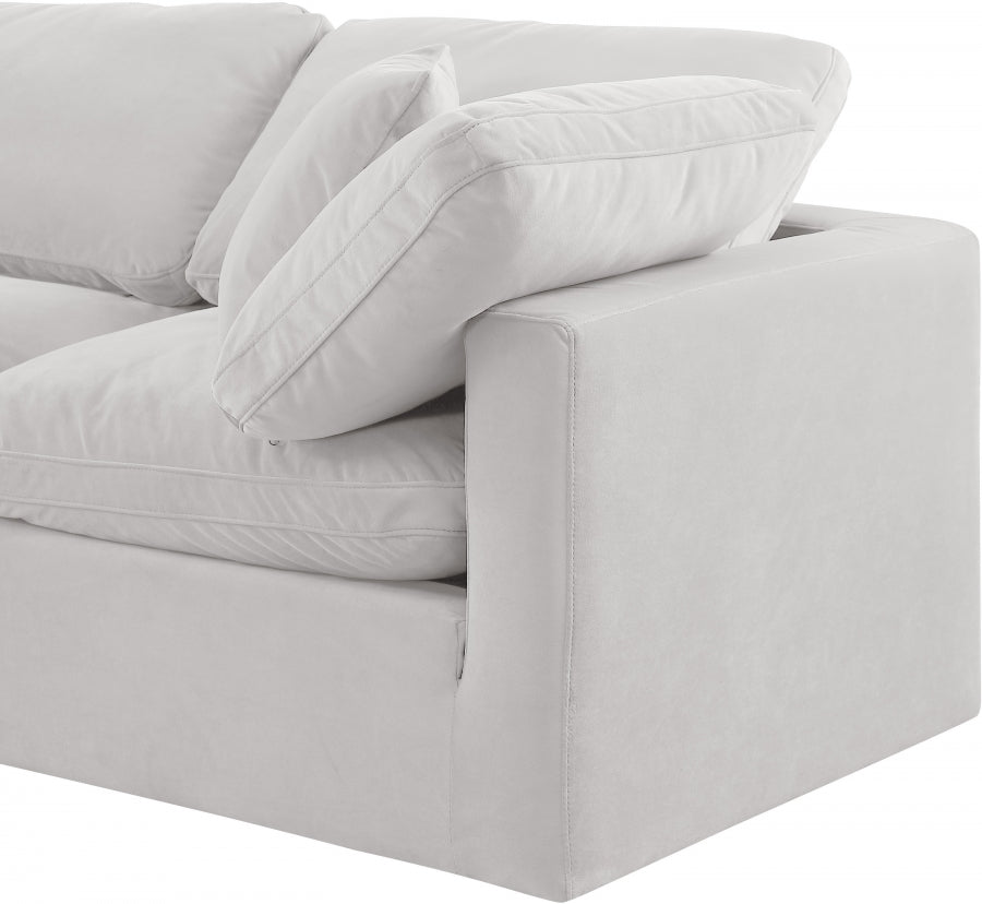 Indulge 105" Velvet Upholstered 4pc. Modular Sectional