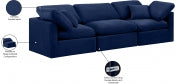 Indulge 105" Velvet Upholstered 3pc. Modular Sofa