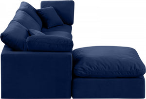 Indulge 105" Velvet Upholstered 4pc. Modular Sectional