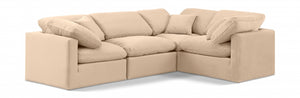 Arrow 4-PC Modular Velvet Sectional