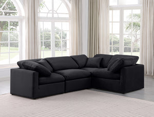 Arrow 4-PC Modular Velvet Sectional