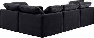 Arrow 4-PC Modular Velvet Sectional