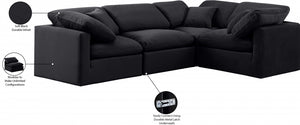 Arrow 4-PC Modular Velvet Sectional