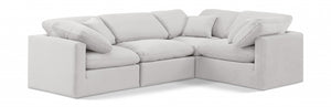 Arrow 4-PC Modular Velvet Sectional