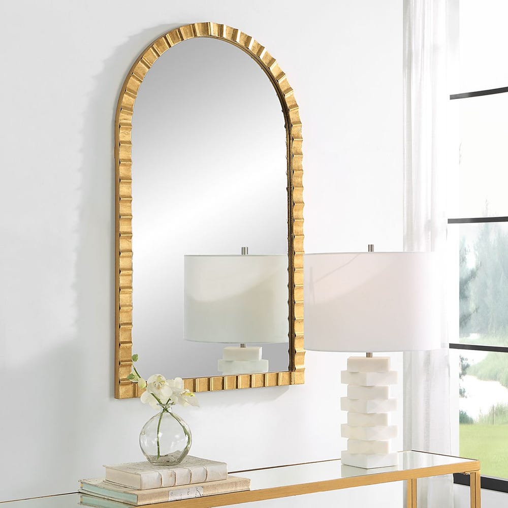 Dandridge Arch Mirror Gold