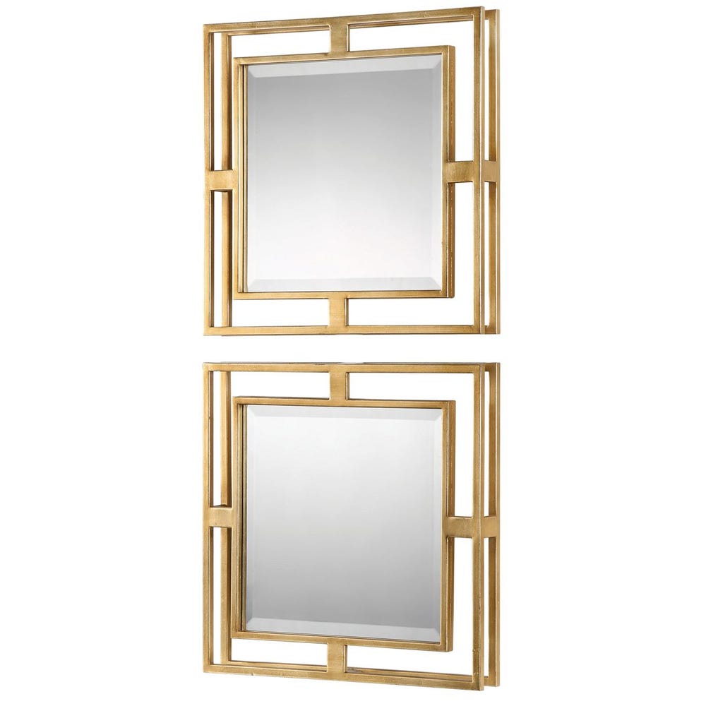 Allick Square Mirrors S/2