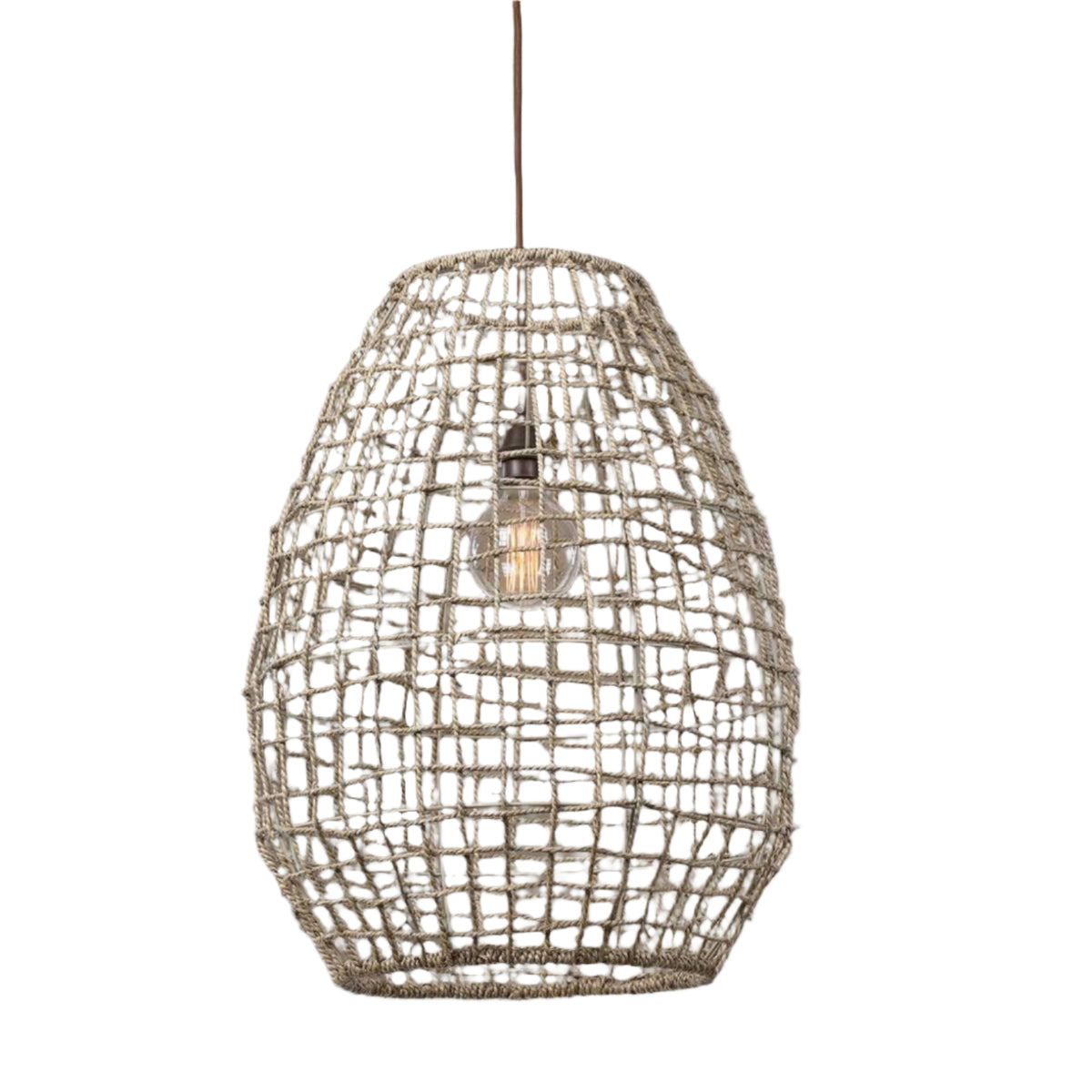 Cross Weave 1 Lt Pendant