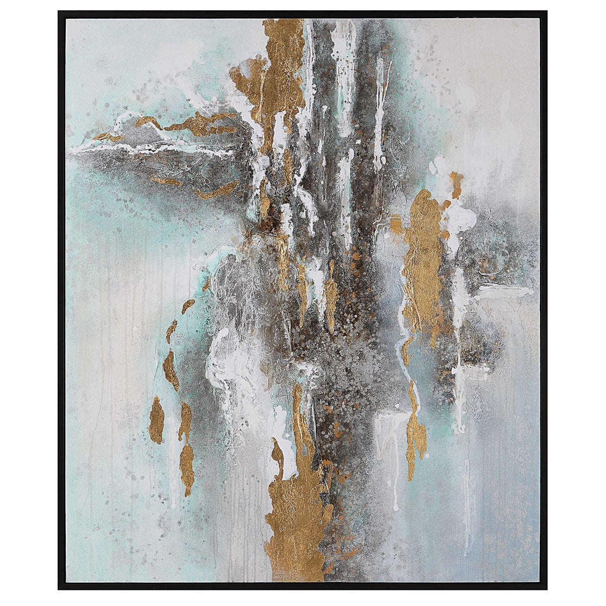 MOUNTAIN MIST HAND PAINTED CANVAS