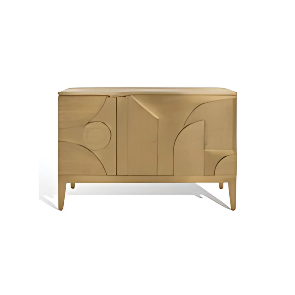 Dorielle Brass Covered Sideboard