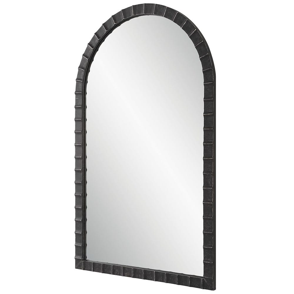 Dandridge Arch Mirror Black
