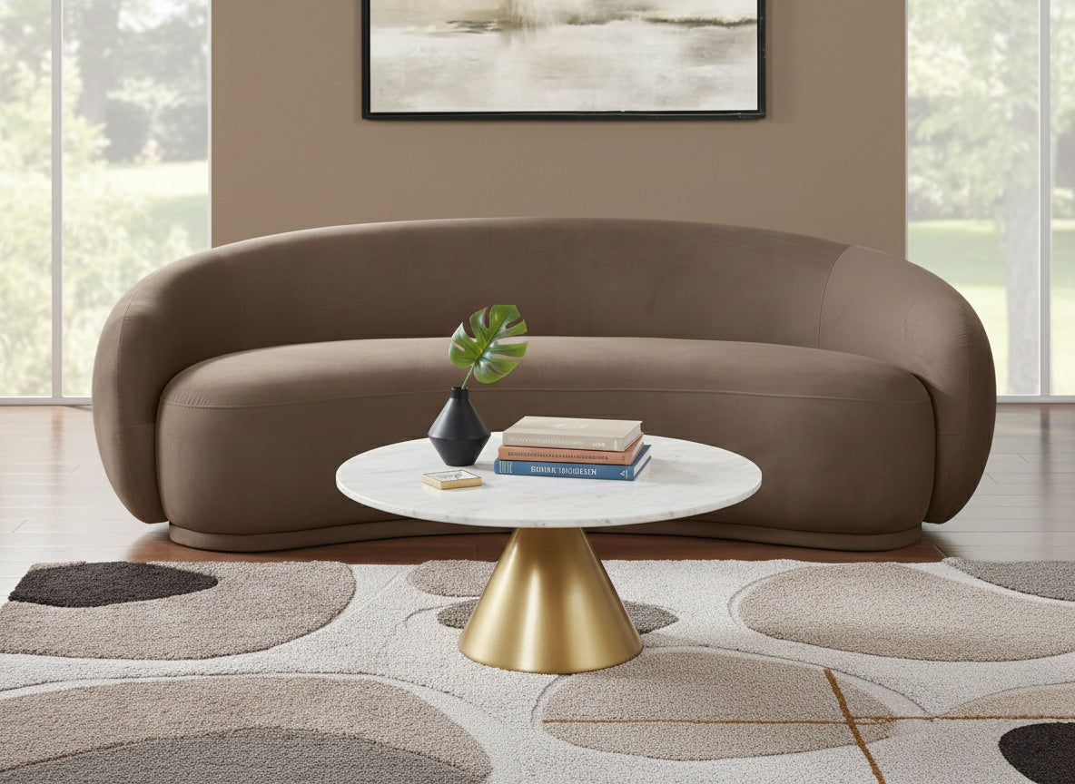 Emery 95" Velvet Upholstered Sofa