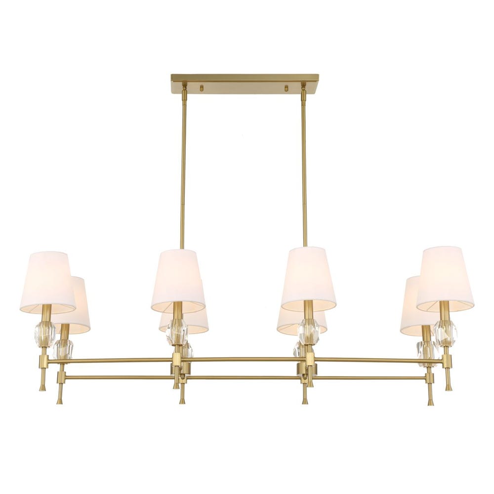 Uttermost Arques 8 Light Linear Chandelier