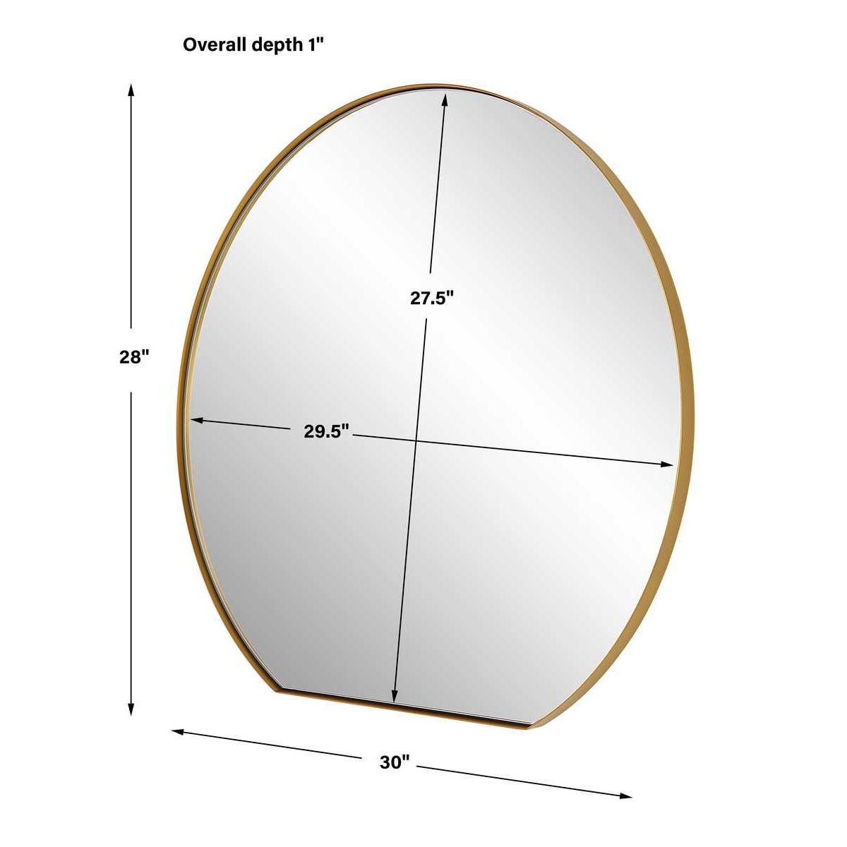 Cabell Small Mirror Brass